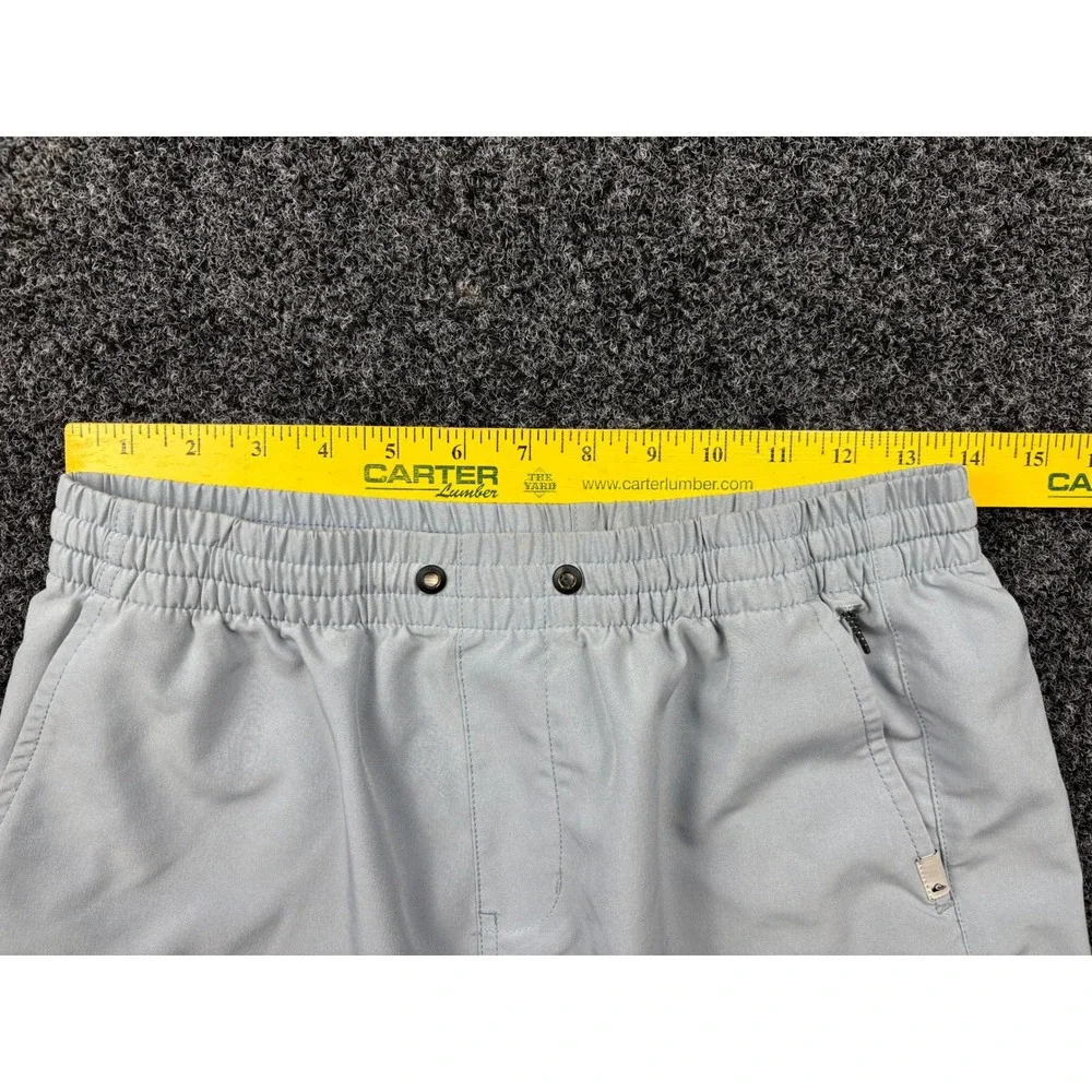 Quiksilver Amphibian Hybrid‎ Shorts Mens Small Grey Elastic Waist Boardshorts S